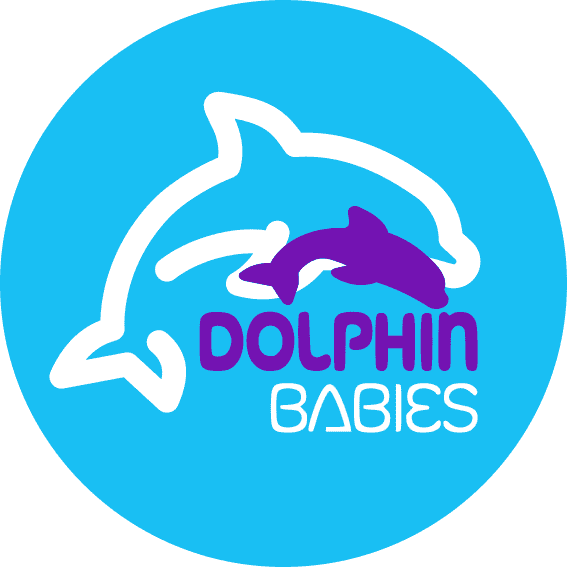 Baby Swimming Logo in Blue