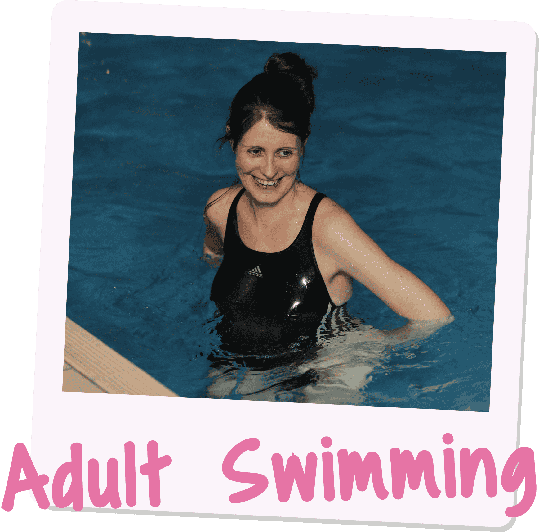 Adult Swimming Clickable Polaroid