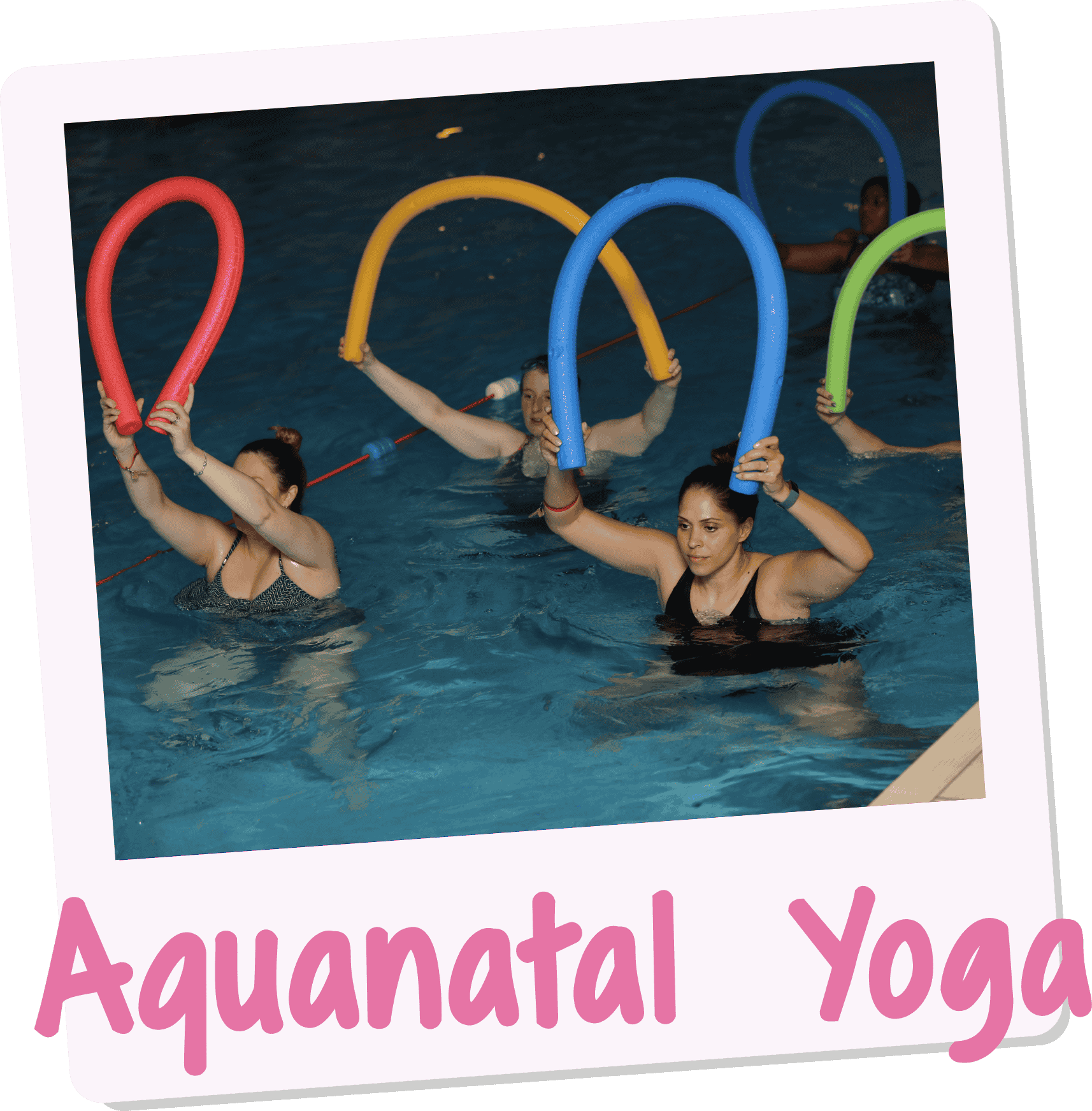 Aquanatal Yoga Clickable Polaroid