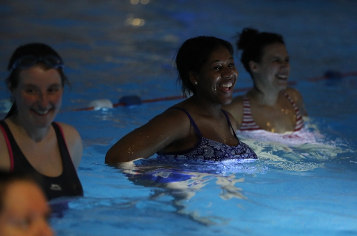 An Aquanatal Yoga Class for Pregnant Women in Oldham