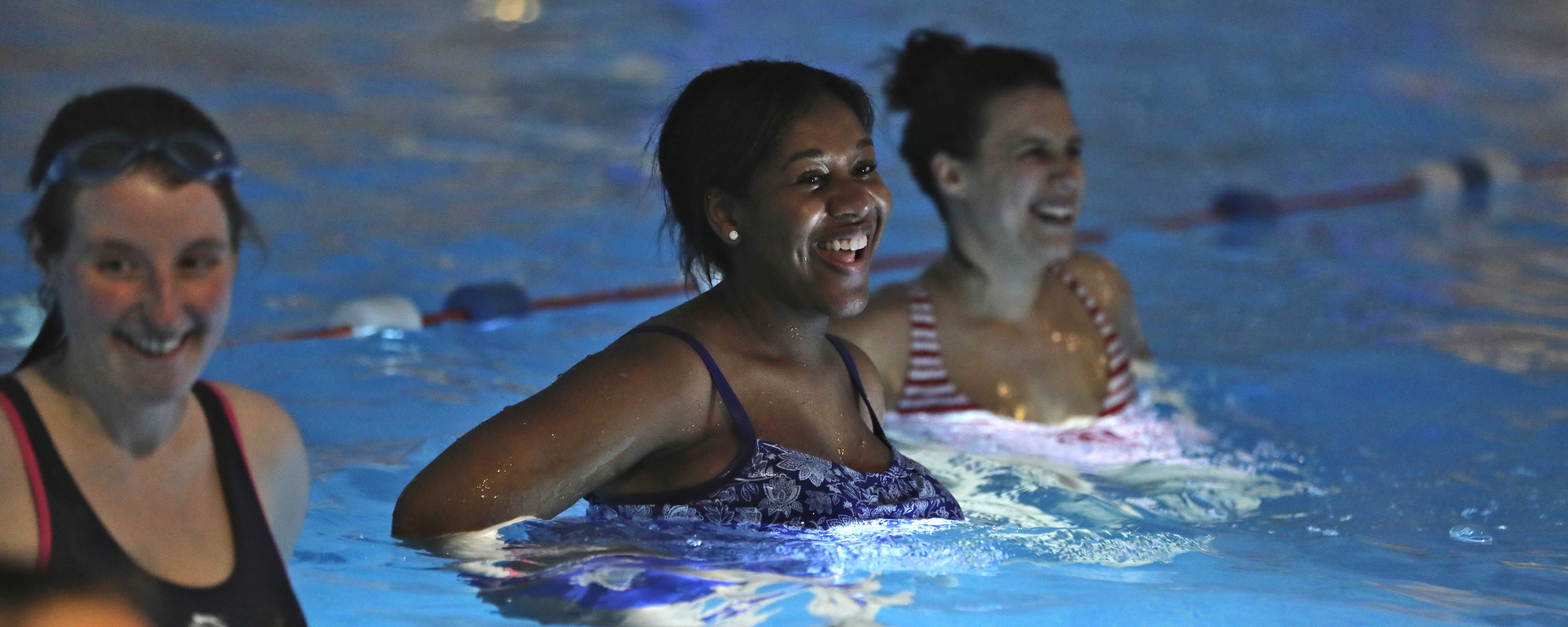 An aquanatal yoga class by Dolphin Academy in Rochdale